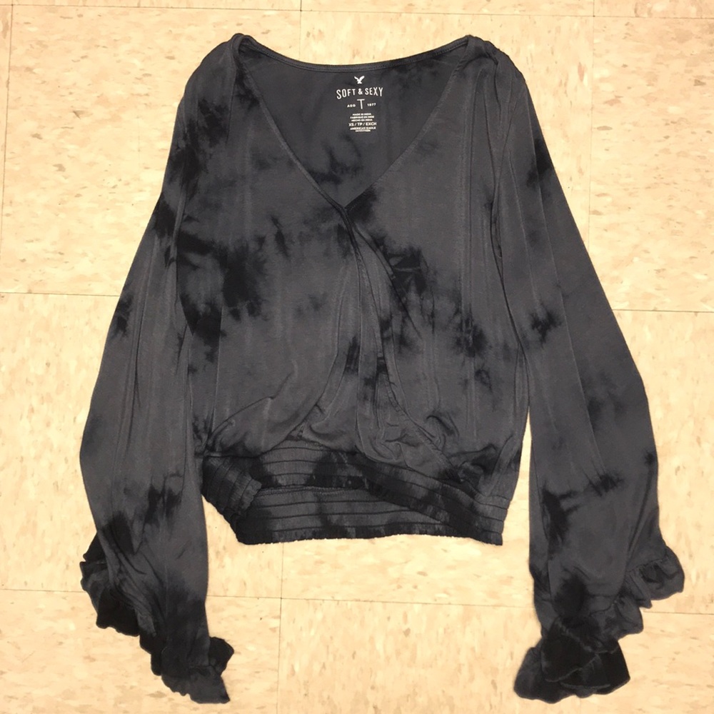 Bell sleeved top